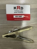 KRD Kaynak Şase Pensesi Pirinç Topraklama  Yaylı 400 Amper - 2