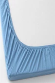 3 Adet 40 x 80 + 10 cm Anne Yanı Lastikli Penye Kumaş Bebek Çarşafı - 10