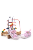 Şirin Bebe 3815 Ortopedik Taban Kız Çocuk Yazlık Keten Ayakkabı - 1