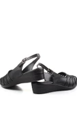 Walkenzo 3785 Ortopedik Büyük Numara Kadın Günlük Sandalet - 4