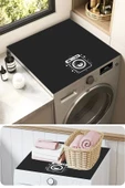 Valerine Life Çamaşır Kurutma Makinesi Örtüsü Matı Kaymaz Sıvı Geçirmez Koruyucu Yıkanır Ped 60x60cm - 1