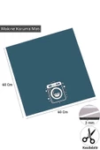 Valerine Life Çamaşır Kurutma Makinesi Örtüsü Matı Kaymaz Sıvı Geçirmez Koruyucu Yıkanır Ped 60x60cm - 2