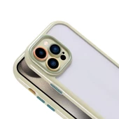 iPhone 15 Pro Uyumlu Kılıf Kamera Korumalı Renkli Kenar ve Çerçeve Tasarımlı Vitamin Kapak - 2
