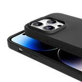 iPhone 15 Pro Max Uyumlu Kılıf Magsafe Şarj Özellikli Sıvı Teknolojili Silinebilir Sert Kivi Kapak - 6