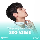 SKG 4356E Özel Isı Terapisi-Termoterapi TENS EMS Frekans Destekli Boyun Masaj Aleti, Taşınabilir, Ergonomik - 1