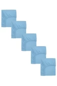 5 Adet 50 x 90 + 10 cm Anne Yanı Lastikli Penye Kumaş Bebek Çarşafı - 5