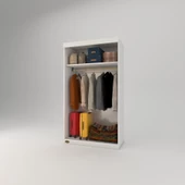 Kenzlife gardırop sürgülü kapaklı kapılı karanfil100 byz gardolap dolap - 3