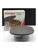 Paşabahçe 59001 Gri Kapaklı Borcam Fırın Kabı 2100cc - 1