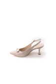 Papuçcity La Pia 02846 6 Cm Topuklu Arkası Arkası Açık Kadın Stiletto Ayakkabı - 3