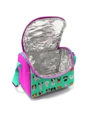 Coral High Su Yeşili Pembe Köpek Desenli Thermo Beslenme Çantası 11715 - 4