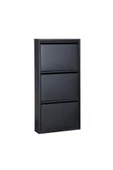 adlsteel Metal Ayakkabılık  3'lü SİYAH - 1