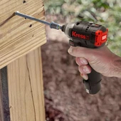 Kress Kub50.2 12Volt 2.0Ah Li-İon Çift Akülü 140Nm Kömürsüz Profesyonel Şarjlı Darbeli Tornavida - 9