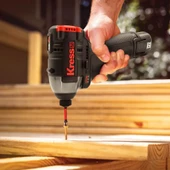 Kress Kub50.2 12Volt 2.0Ah Li-İon Çift Akülü 140Nm Kömürsüz Profesyonel Şarjlı Darbeli Tornavida - 5