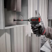 Kress Kug02 12Volt/2.0Ah. Li-İon Çift Akülü Kömürsüz Profesyonel Darbeli Matkap+Darbeli Tornavida Kombo Set - 6