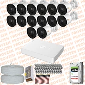 Provzen RV Hikvision 14 Kamera Güvenlik Kamerası 20mt Gece Görüş - 1