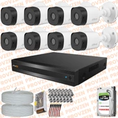 Provzen Rv Dahua 8 Kamera Fullhd Güvenlik Kamerası Set 1tb Hdd - 1