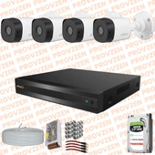 Provzen Rv Dahua 4 Kamera Fullhd Güvenlik Kamerası Set 500gb Hdd - 1