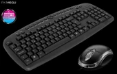 FRISBY FK-146QU USB Q TR MM SİYAH KABLOLU KLAVYE MOUSE SET - 2