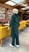 Uzun Tunik Kapşonlu Kenardan Yırtmaçlı İkili Spor Takım - 03034.021 - Nefti - 5