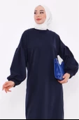 Hira Balon Kol Midi Boy Sade Basic Sweatshirt - 03031.015 - Lacivert - 8