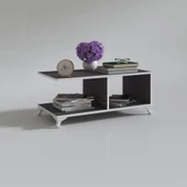 Kenzlife orta salon sehpası kazablanka gri 038*090*45 sofra çiçeklik thumbnail 2