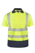 OLYMPUS CONTRAST SAFETY COMFORT POLO SHIRT - 1