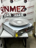 Sönmez Paslanmaz Tantuni Ocağı 100*100 Cm Tepsi Dahil -Doğalgaz Ce thumbnail 4