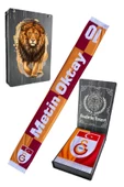 Galatasaray Orijinal Metin Oktay Atkı Hediyelik Ahşap Kutulu thumbnail 1