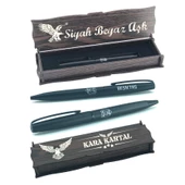 Beşiktaş Orijinal Tükenmez Kalem Özel Ahşap Kutulu - 1