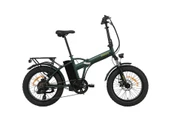 BİSAN E-FOLDING F2 ELEKTRİKLİ KATLANIR BİSİKLET MD 43CM 20 JANT 7 VİTES HAKİ SARI - 1