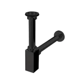 Sıfon Takımları Corner Lavabo Sıfonu Süzgeçlı - Sıyah - 1