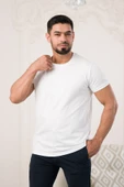 Paul Martin Bisiklet Yaka Önü Baskılı Pamuklu Basic Regular Fit T-shirt thumbnail 11
