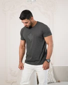 Paul Martin Bisiklet Yaka Önü Baskılı Pamuklu Basic Regular Fit T-shirt thumbnail 5