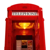 LEGO Ideas 21347 Red London Telephone Box (1460 Parça) - 3