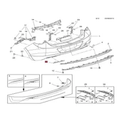 Opel Astra J Arka Sağ Tampon Reflektörü thumbnail 3