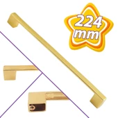 Marmara Kulp 224 mm Altın Mutfak Kulpu Çekmece Dolap Kapak Kulbu Metal  Mobilya Dolabı Kulpları - 1