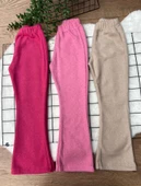 Kışlık Çocuk Ispanyol Paça Tayt Pantolon FUŞYA-PEMBE-BEJ (V5bxJ0BkJT612) - 1