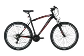 BİSAN MTS 4600 ERKEK DAĞ BİSİKLETİ 34CM V 24 JANT 21 VİTES MAT SİYAH TURUNCU - 1