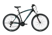 BİSAN MTS 4600 ERKEK DAĞ BİSİKLETİ 34CM V 24 JANT 21 VİTES MAT SİYAH YEŞİL - 1