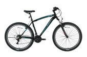 BİSAN MTS 4600 ERKEK DAĞ BİSİKLETİ 48CM V 27.5 JANT 21 VİTES MAT SİYAH YEŞİL - 1
