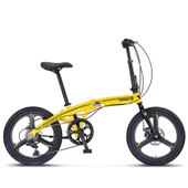 ÜMİT 2032 TRANSFORMERS FOLDING-2D KATLANIR BİSİKLET 20 JANT 6 VİTES SARI - 1