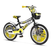 ÜMİT 2002 TREND-Y-BMX-SEPET-V-ERKEK ÇOCUK BİSİKLETİ 20 JANT SİYAH SARI - 1