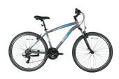 BİSAN GUIDA AMT. ERKEK ŞEHİR BİSİKLETİ 52CM V 28 JANT 21 VİTES GRİ MAVİ - 1