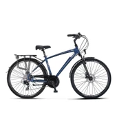 ÜMİT 2834 VENTURA-2D ERKEK ŞEHİR BİSİKLETİ 460H MD 28 JANT 21 VİTES DARK BLUE SİLVER - 1