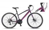 MOSSO LEGARDA-2321-LDM-H KADIN ŞEHİR BİSİKLETİ 410H 28 JANT 21 VİTES MÜRDÜM PEMBE - 1