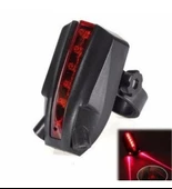 TAIL LIGHT ARKA IŞIK 2 LAZER 5 LED SİYAH - 1