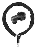 ONGUARD 8291 E-SCOOTER KİLİT ZİNCİR BEZ KILIFLI 120X4MM ANAHTARLI SİYAH 101735 - 1