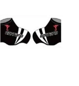 CARRARO LYCRA YAZLIK AYAKKABI KILIFI L S01B SİYAH BEYAZ - 1