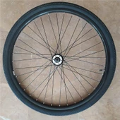 CARRARO 26X1.50 XLC LASTİK+ JANT TEL ÖRÜLÜ İNCE ÖN TEKERLEK ŞEHİR DISK UYUMLU - 1