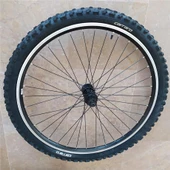 CARRARO 26X2.10 XLC LASTİK+JANT TEL ÖRÜLÜ KALIN TEKERLEK DAĞ DISK UYUMLU - 2
